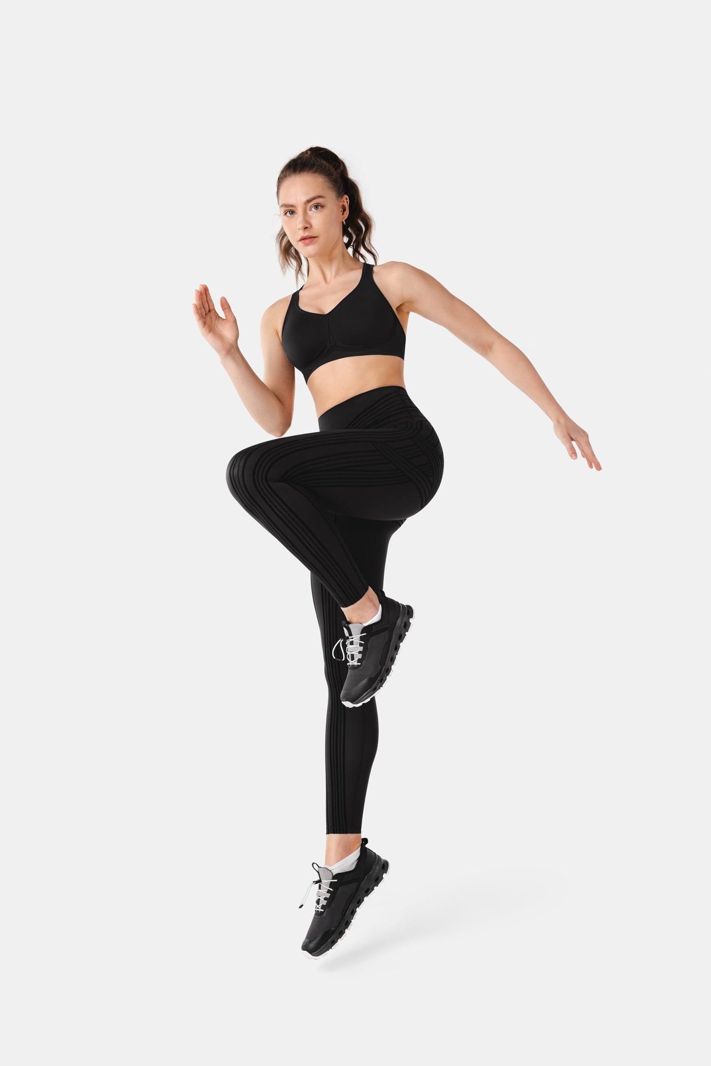 Women's High-Compression Full-Length Workout Leggings