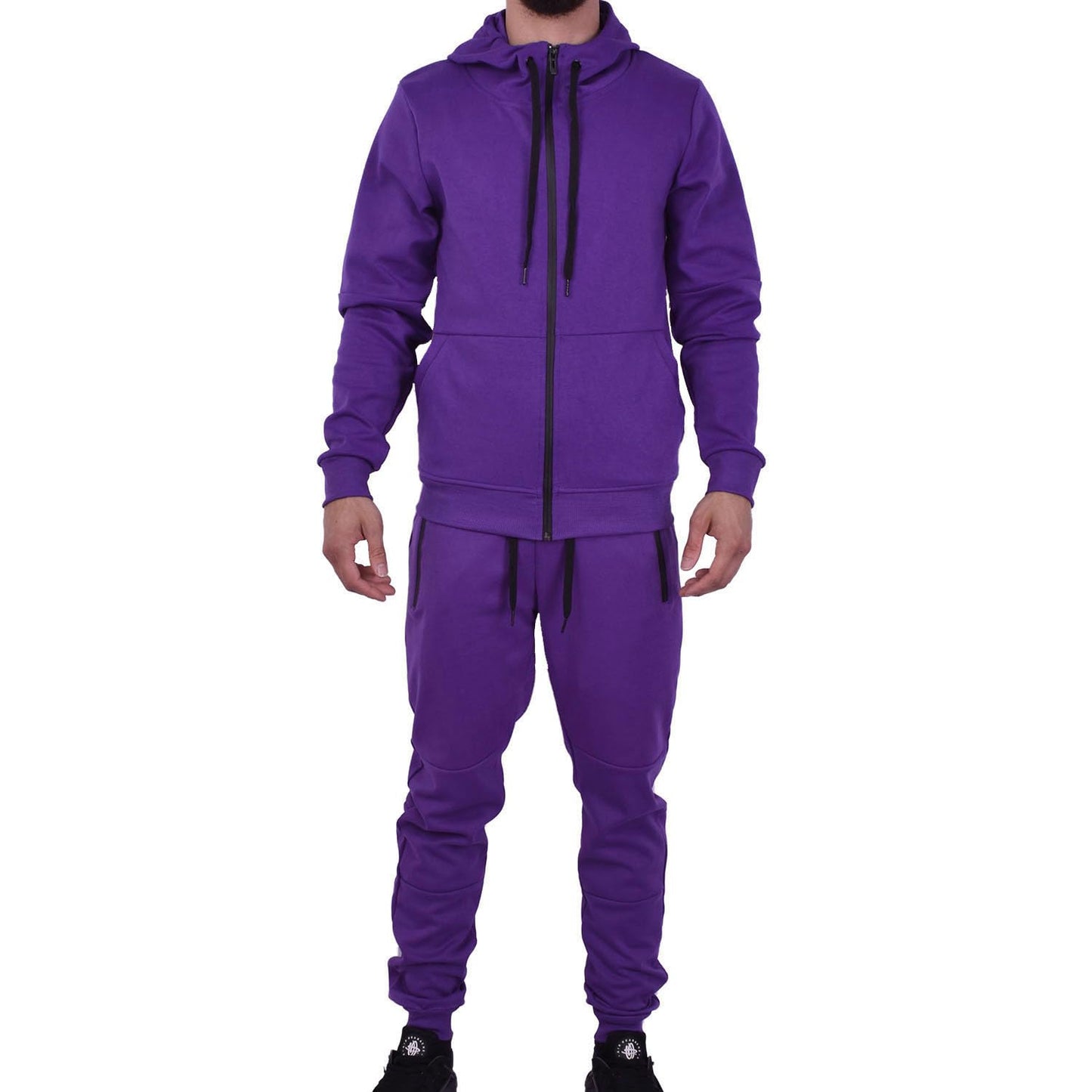 Men's Athletic Hoodie & Jogger Tracksuit Set