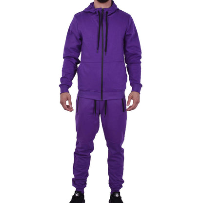 Men's Athletic Hoodie & Jogger Tracksuit Set