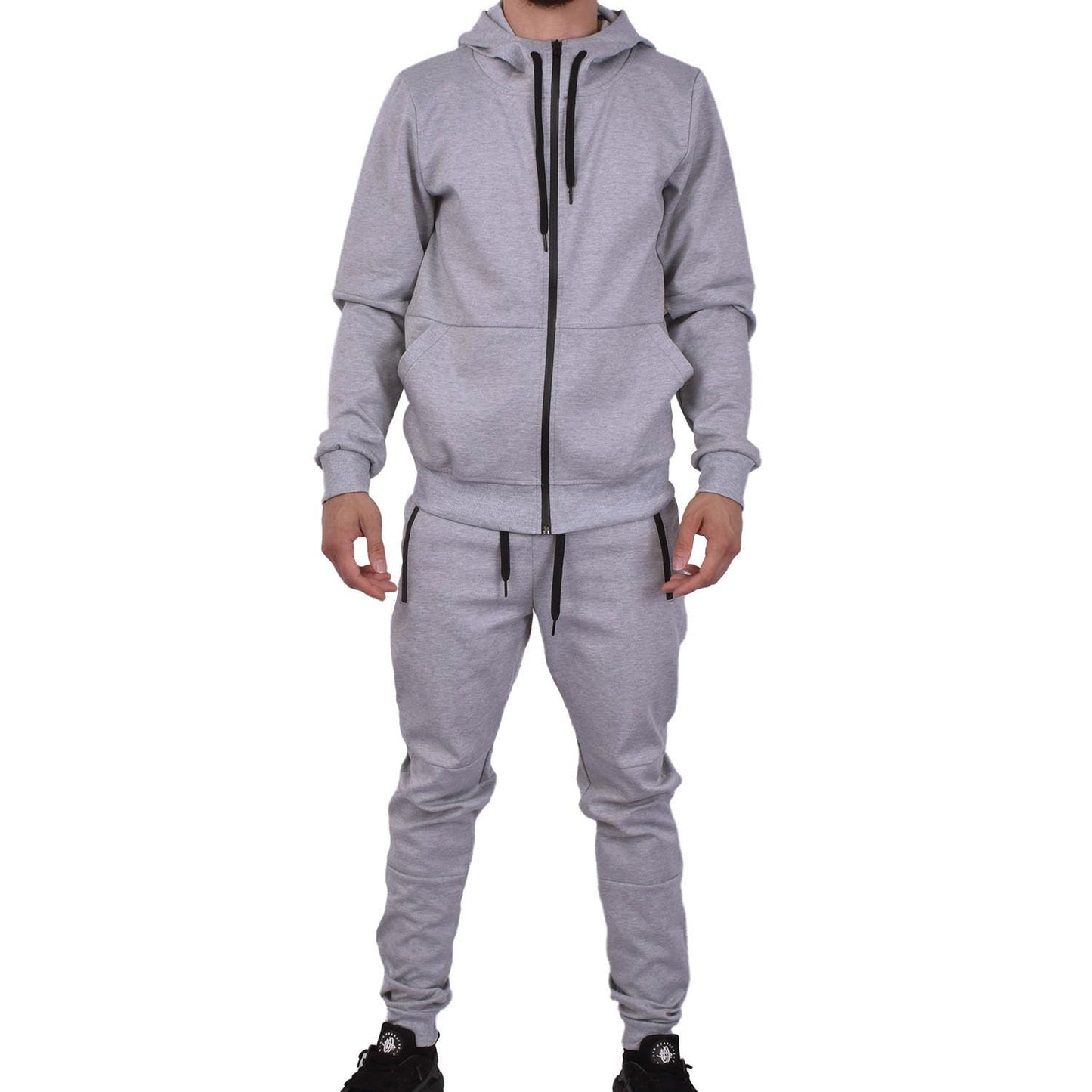 Men's Athletic Hoodie & Jogger Tracksuit Set