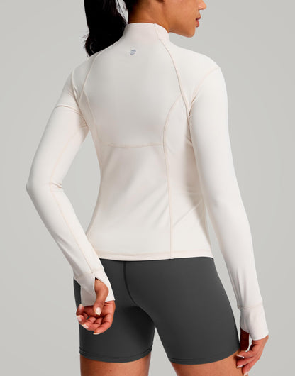 Women's Full-Zip Workout Jacket with Four Pockets