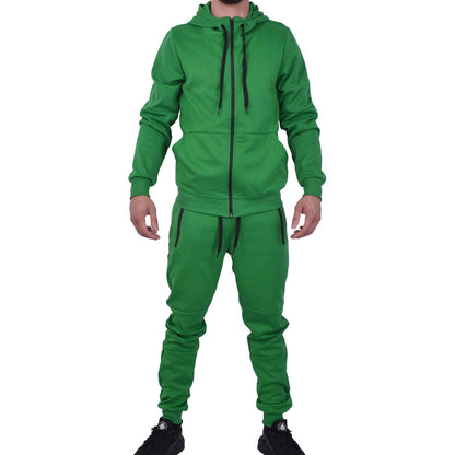 Men's Athletic Hoodie & Jogger Tracksuit Set