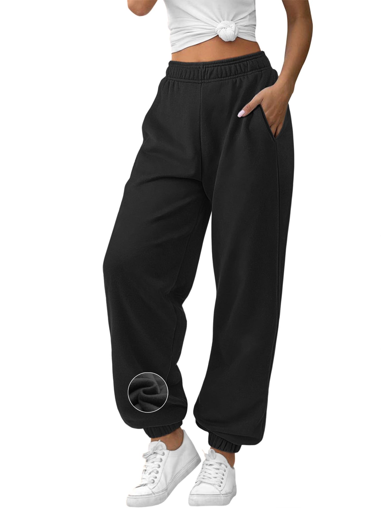 Women's High-Waisted Baggy Lounge Sweatpants