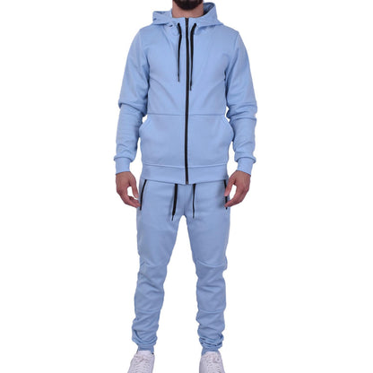 Men's Athletic Hoodie & Jogger Tracksuit Set