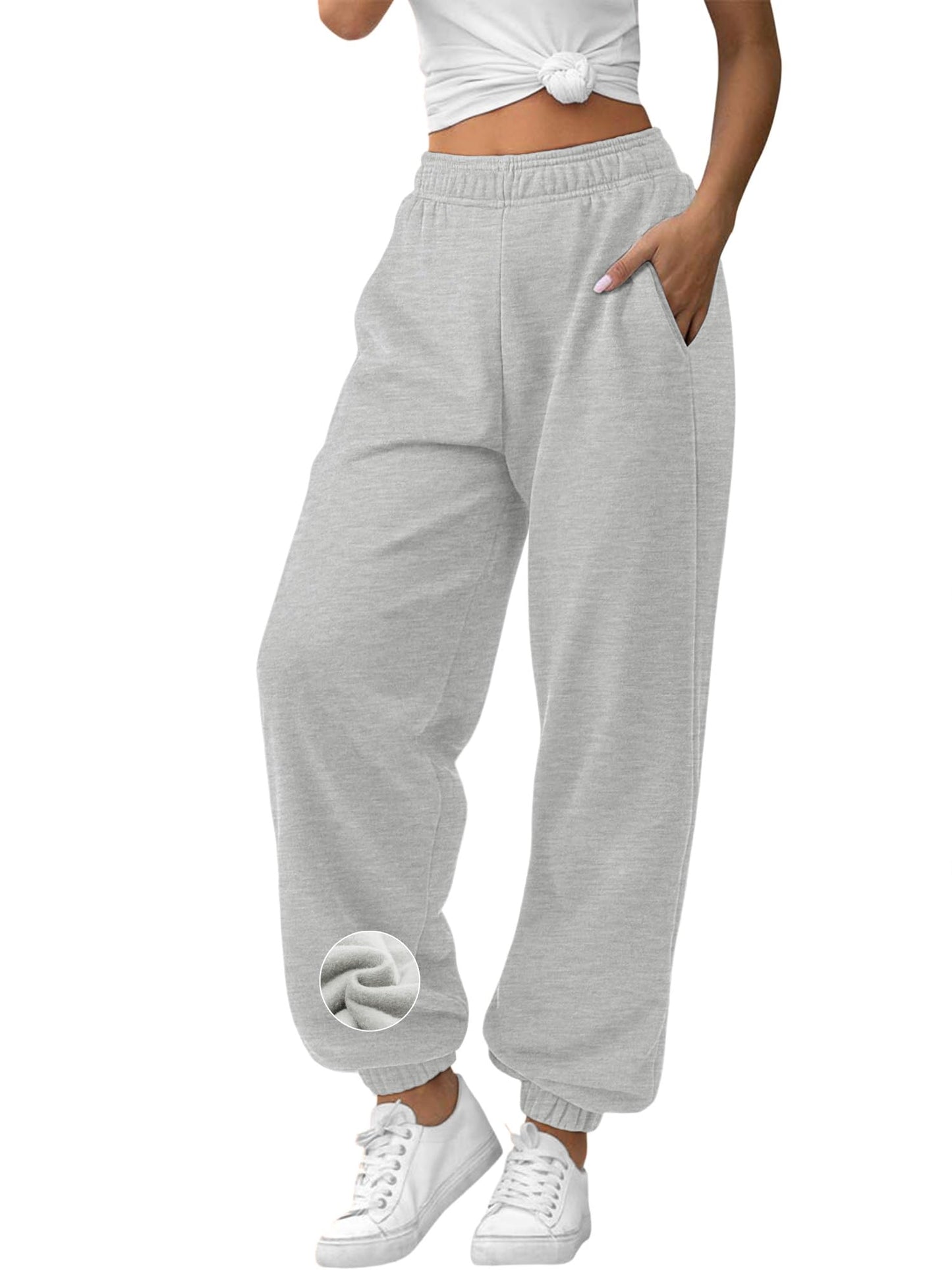 Women's High-Waisted Baggy Lounge Sweatpants