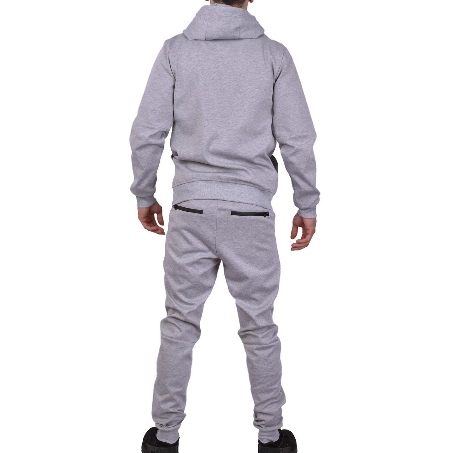 Men's Athletic Hoodie & Jogger Tracksuit Set