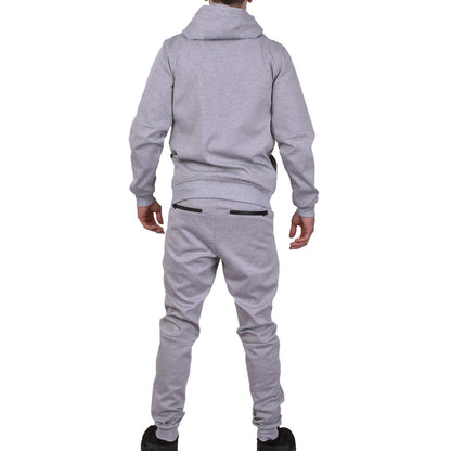 Men's Athletic Hoodie & Jogger Tracksuit Set