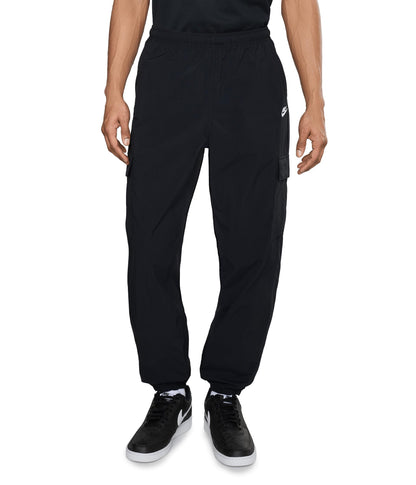 Men's Woven Cargo Pants with Utility Pockets