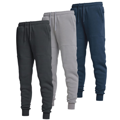 Men's Fleece Tech Joggers with Zipper Pockets