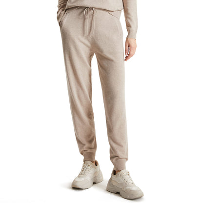 Women's High-Waisted Cashmere Jogger Sweatpants