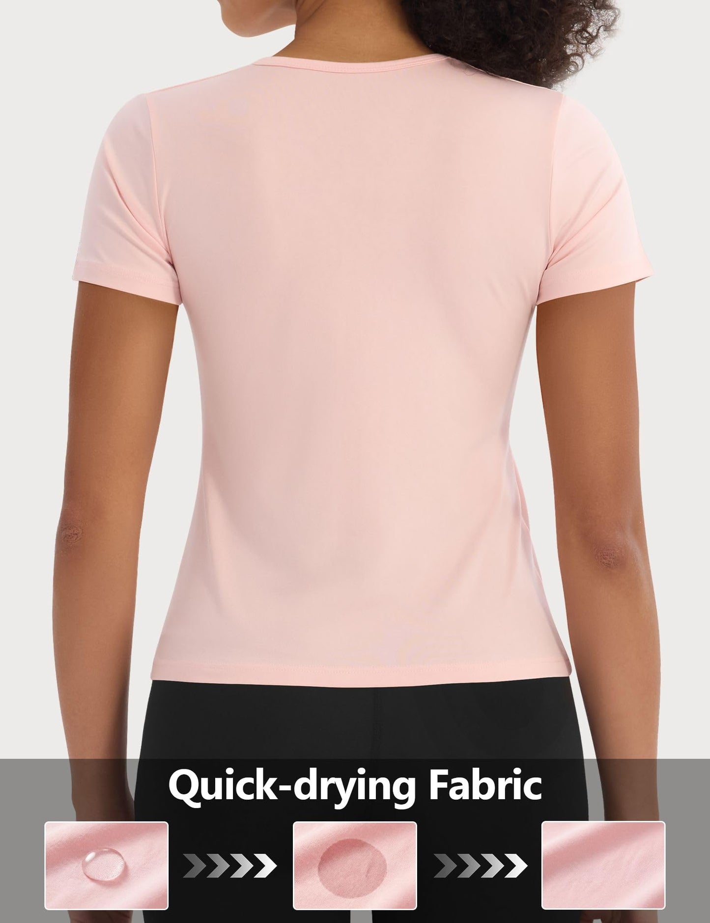 Women's UPF 50+ Quick-Dry Athletic Tee 5-Pack