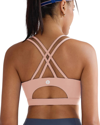 Women's Longline Criss-Cross Back Sports Bra