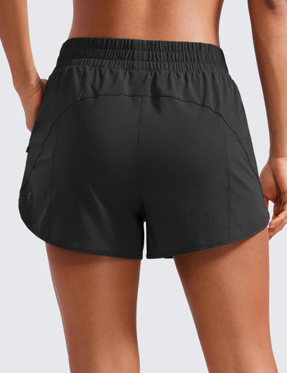 Women's High-Waisted Quick-Dry Running Shorts