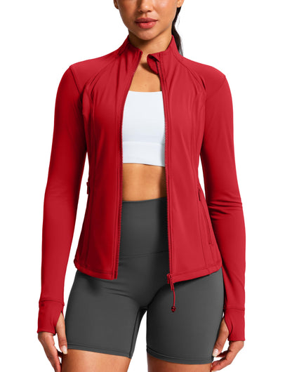 Women's Full-Zip Workout Jacket with Four Pockets