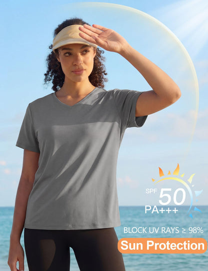 Women's UPF 50+ Quick-Dry Athletic Tee 5-Pack