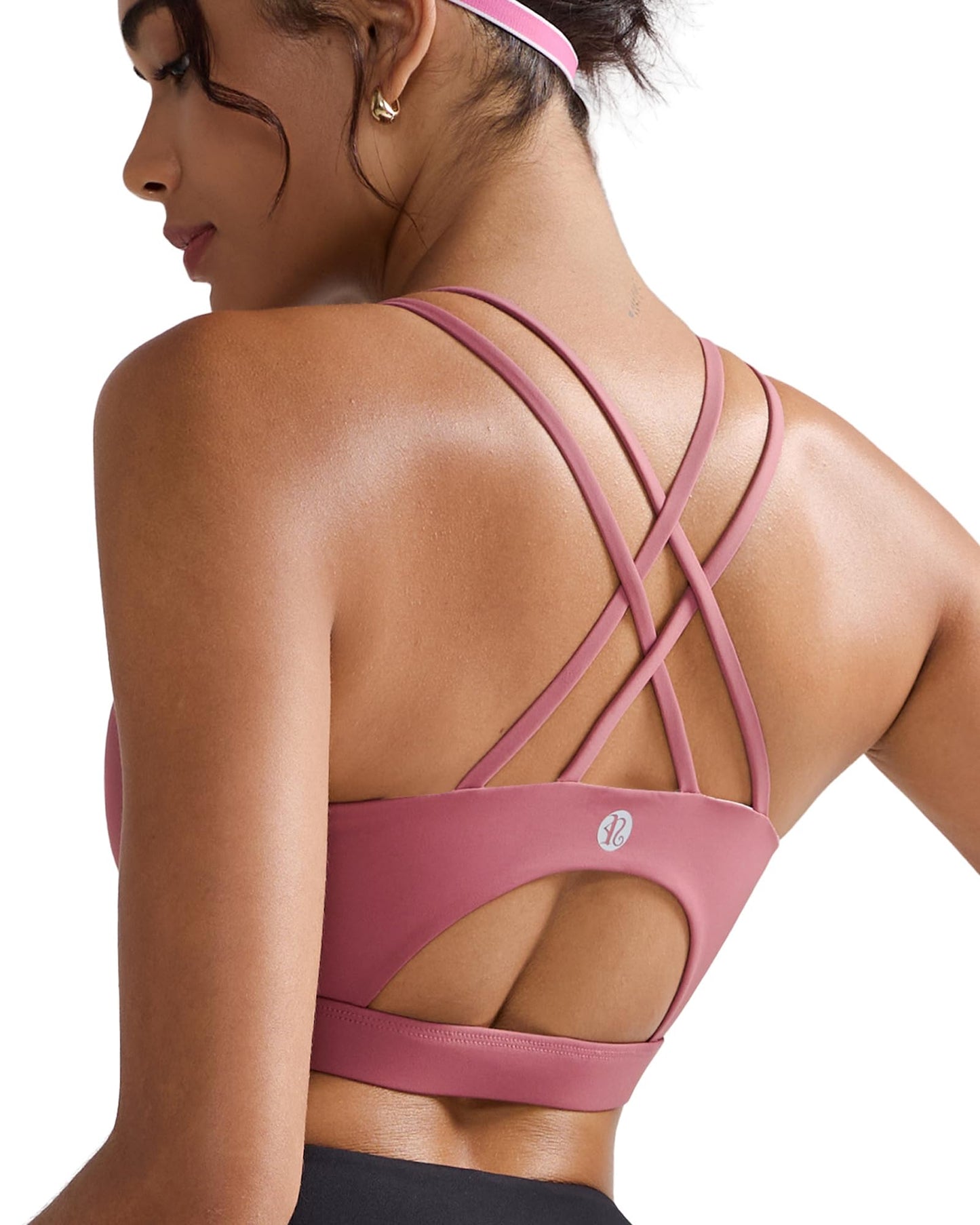Women's Longline Criss-Cross Back Sports Bra