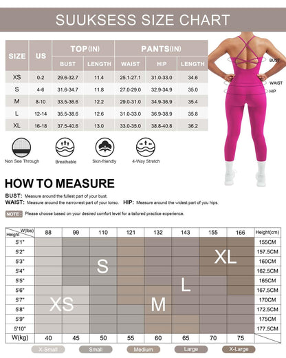 Women's Padded Workout Set with Control Leggings