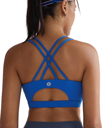 Women's Longline Criss-Cross Back Sports Bra