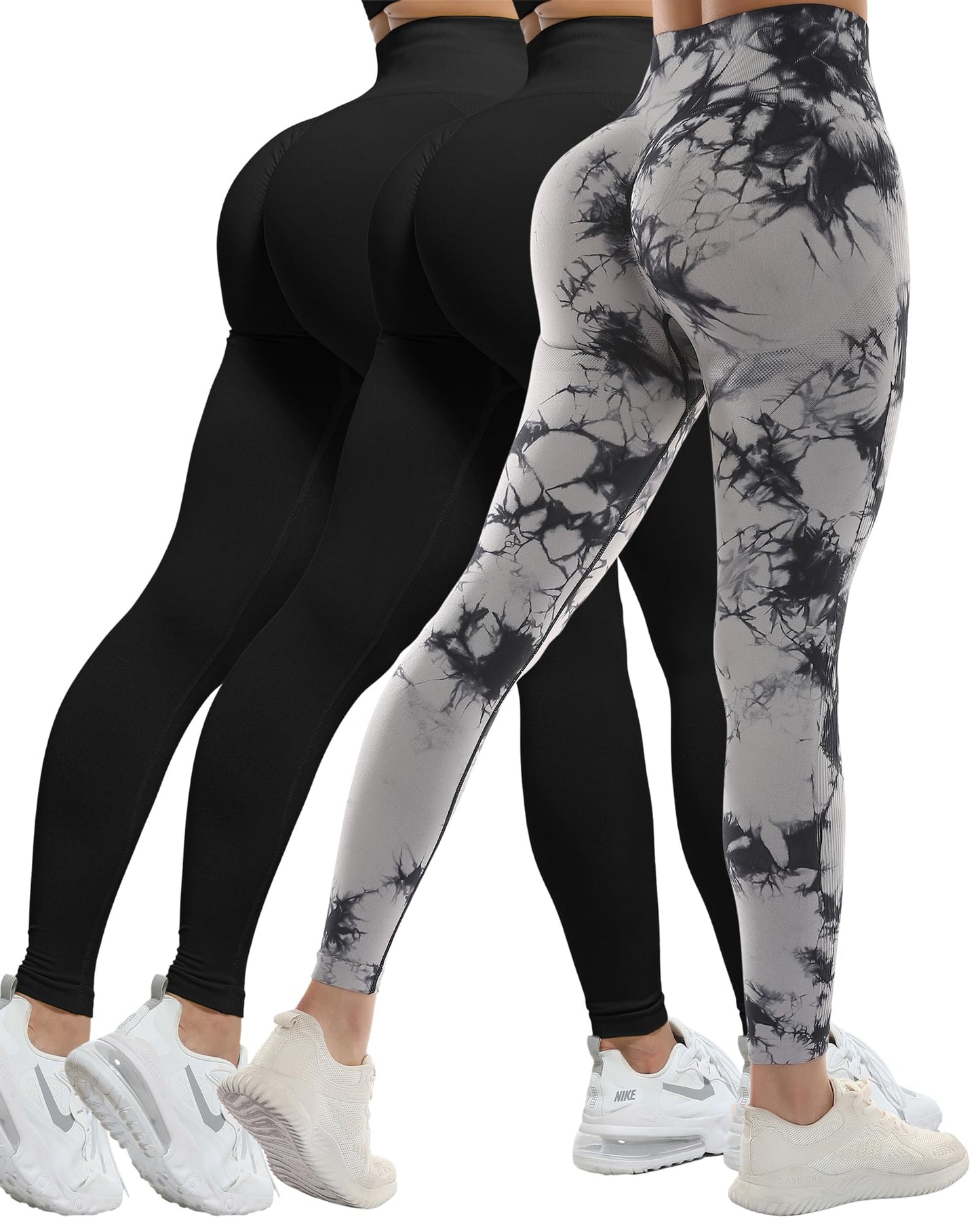 Women's Seamless Butt-Lifting Leggings Set 3-Piece