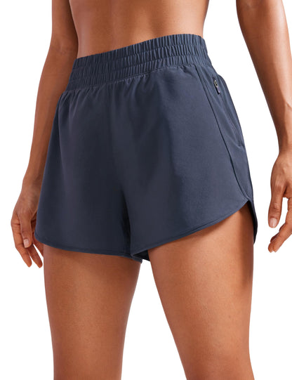 Women's High-Waisted Quick-Dry Running Shorts