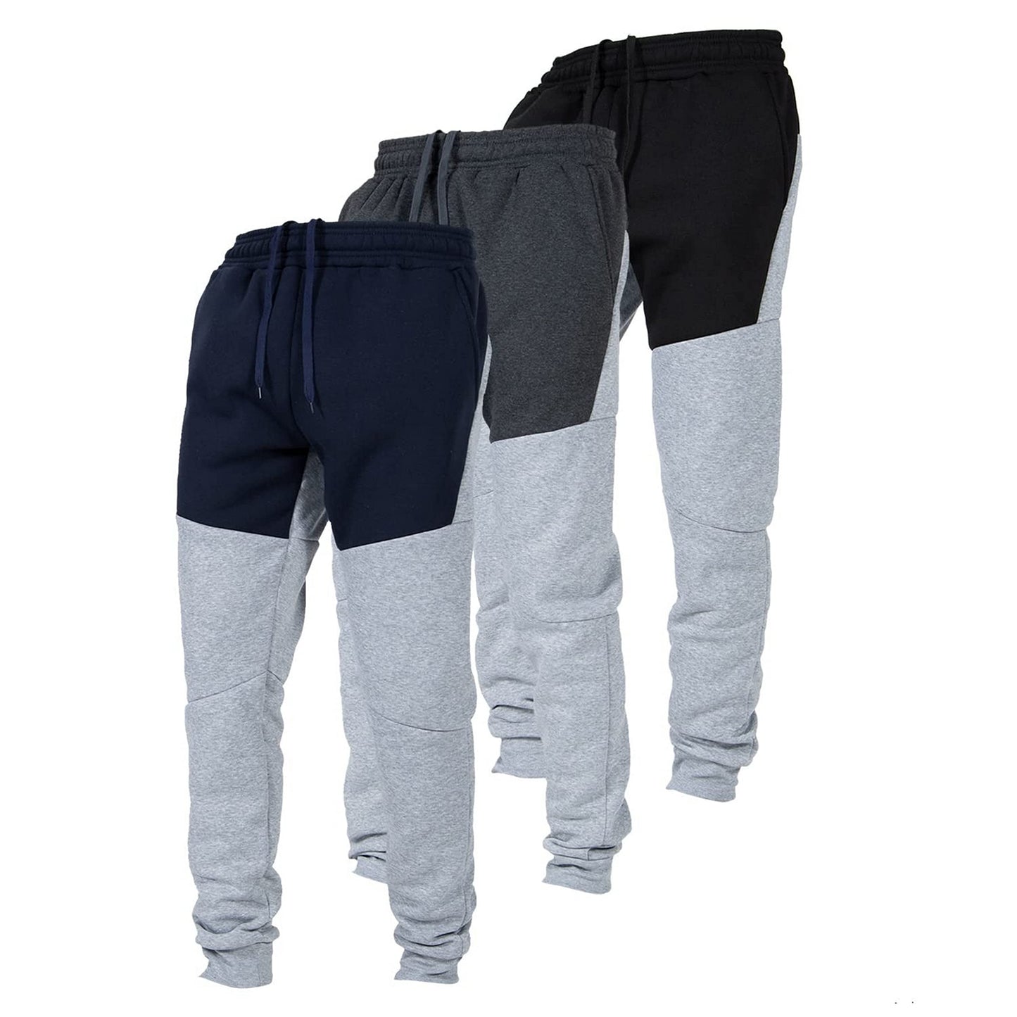 Men's Fleece Tech Joggers with Zipper Pockets