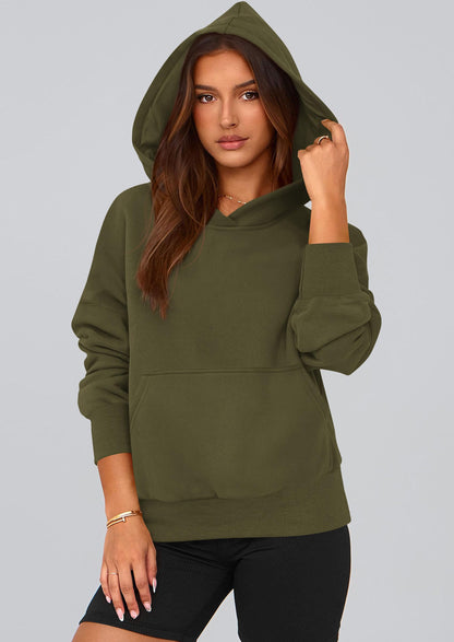 Women's Half-Zip Cropped Hooded Sweatshirt