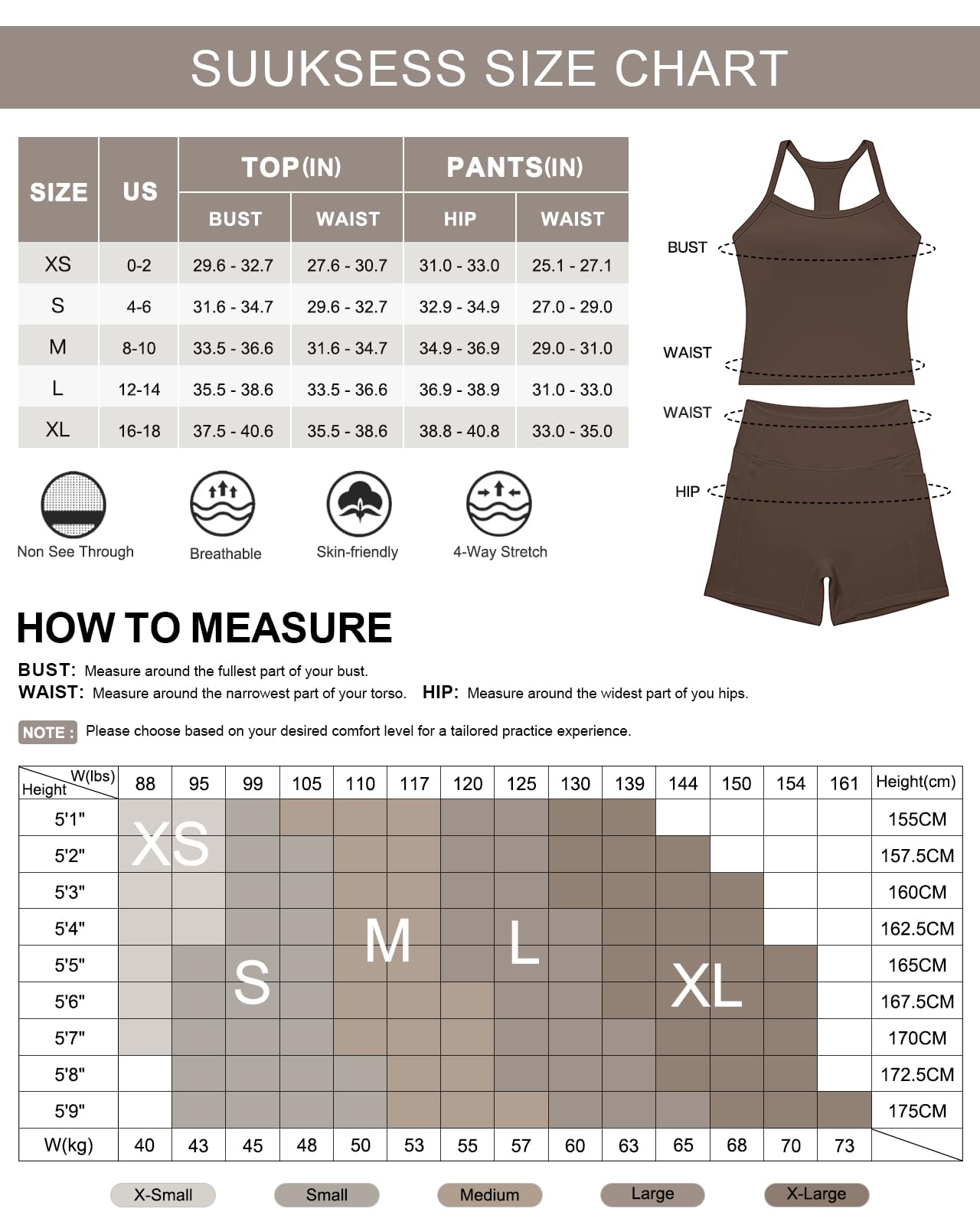 Women's Racerback Workout Set with Pocket Shorts