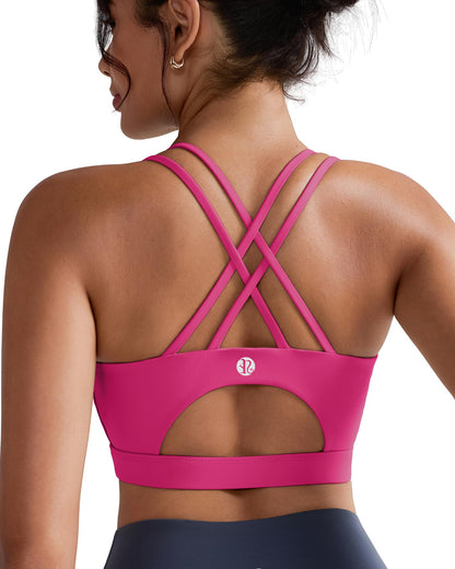 Women's Longline Criss-Cross Back Sports Bra