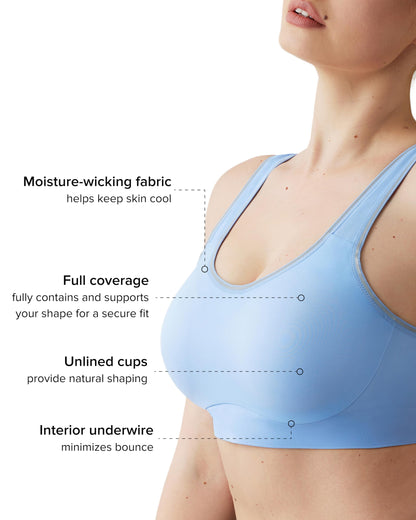 Women's Full-Coverage High-Impact Sports Bra