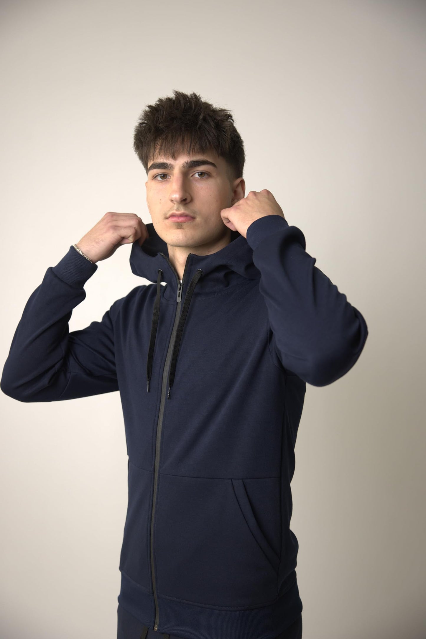 Men's Athletic Hoodie & Jogger Tracksuit Set