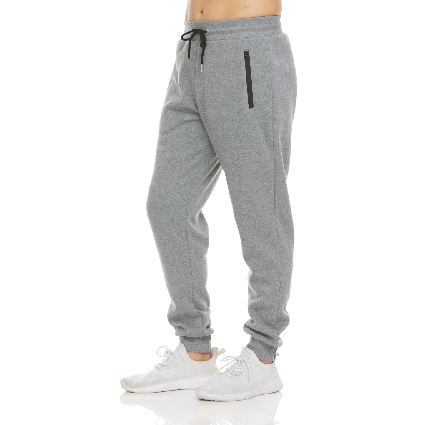 Men's Fleece Workout Jogger Sweatpants 3-Pack