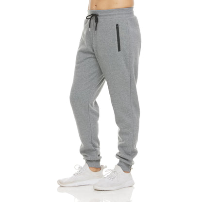 Men's Fleece Workout Jogger Sweatpants 3-Pack