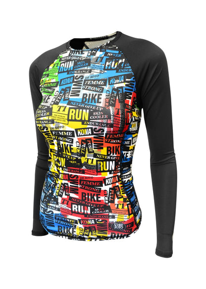 Women's UV-Protective Cooling Long Sleeve Training Top