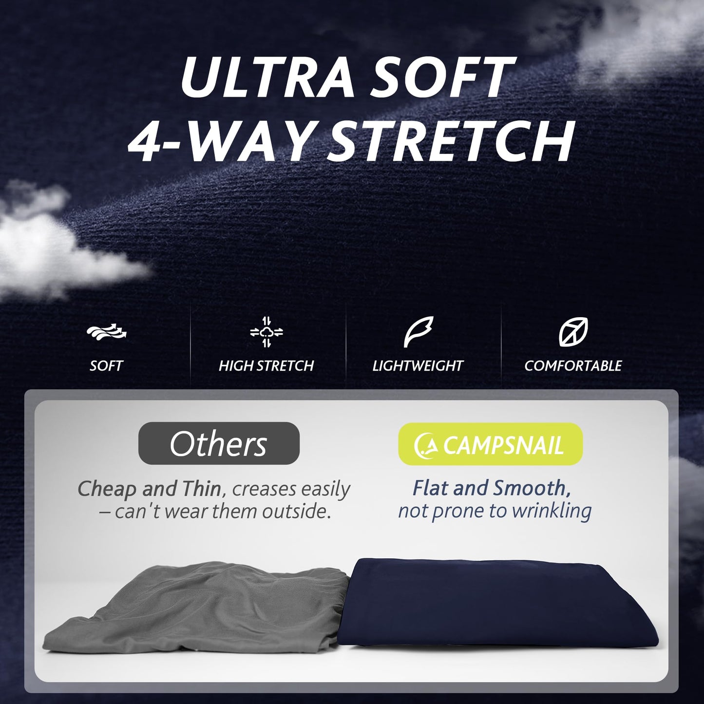 Women's Lightweight Pocket Joggers 4-Pack Set