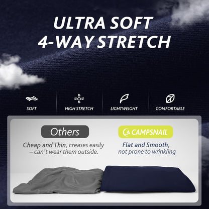 Women's Lightweight Pocket Joggers 4-Pack Set