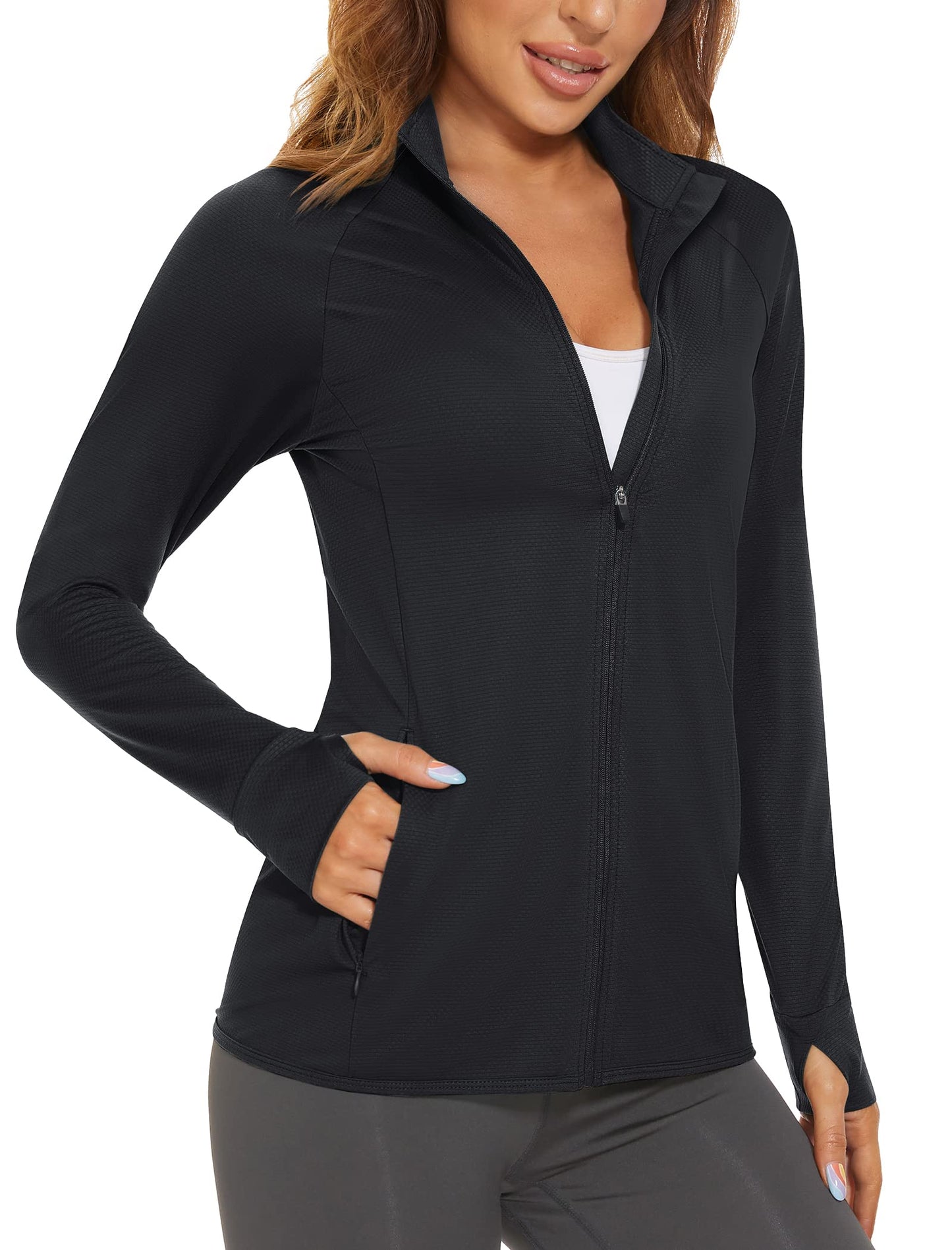 Women's UPF 50+ Lightweight Outdoor Zip Jacket