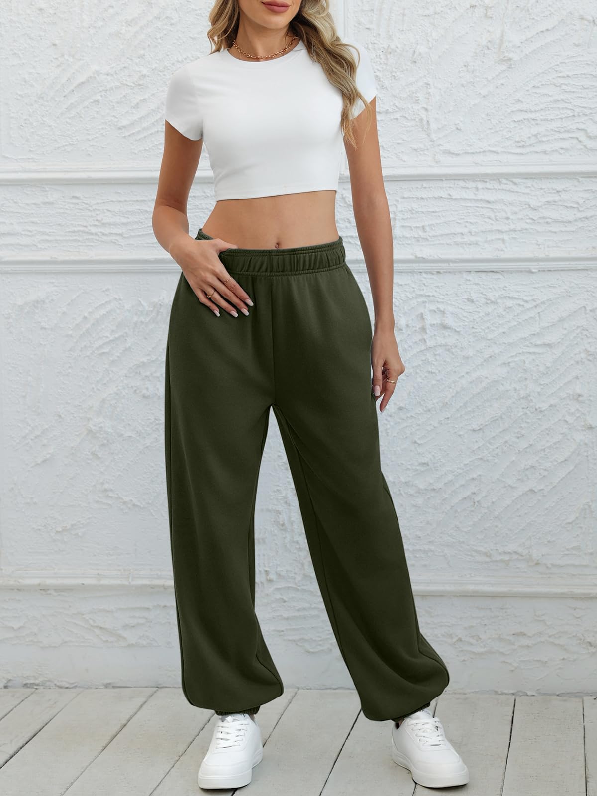 Women's High-Waisted Baggy Lounge Sweatpants