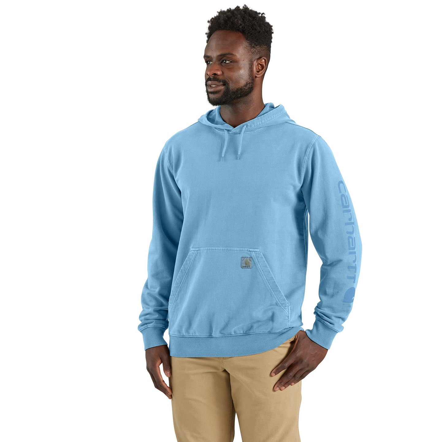 Men's Garment-Dyed Logo Crewneck Sweatshirt