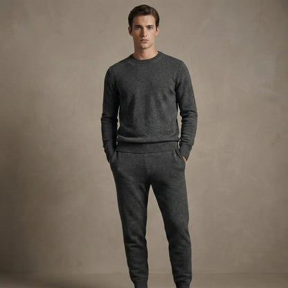 Men's 100% Cashmere Drawstring Lounge Joggers