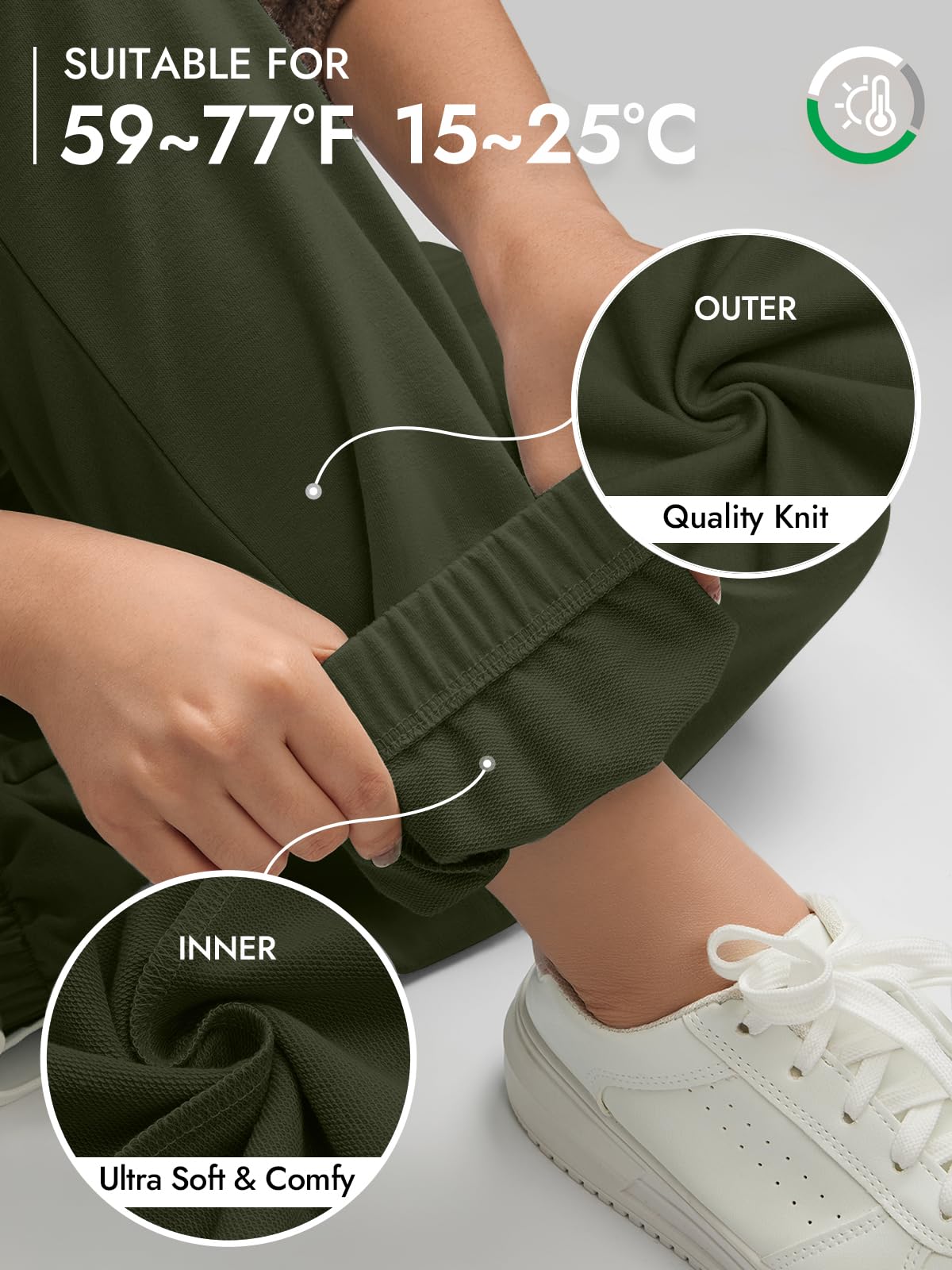 Women's High-Waisted Baggy Lounge Sweatpants