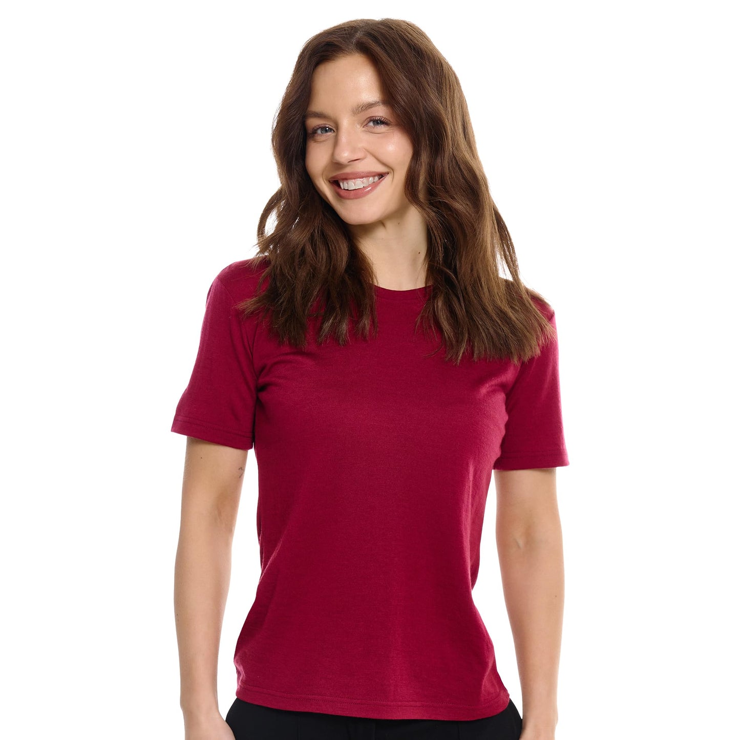 Women's 100% Merino Wool Base Layer Tee
