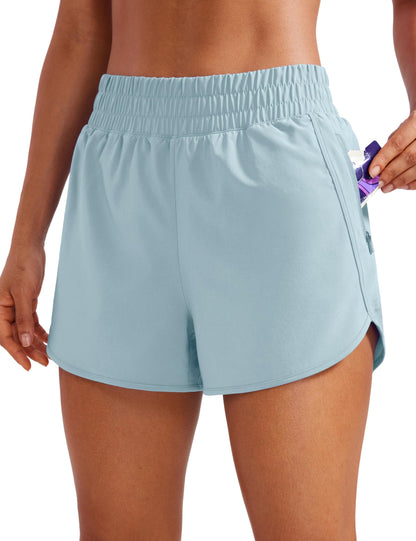 Women's High-Waisted Quick-Dry Running Shorts