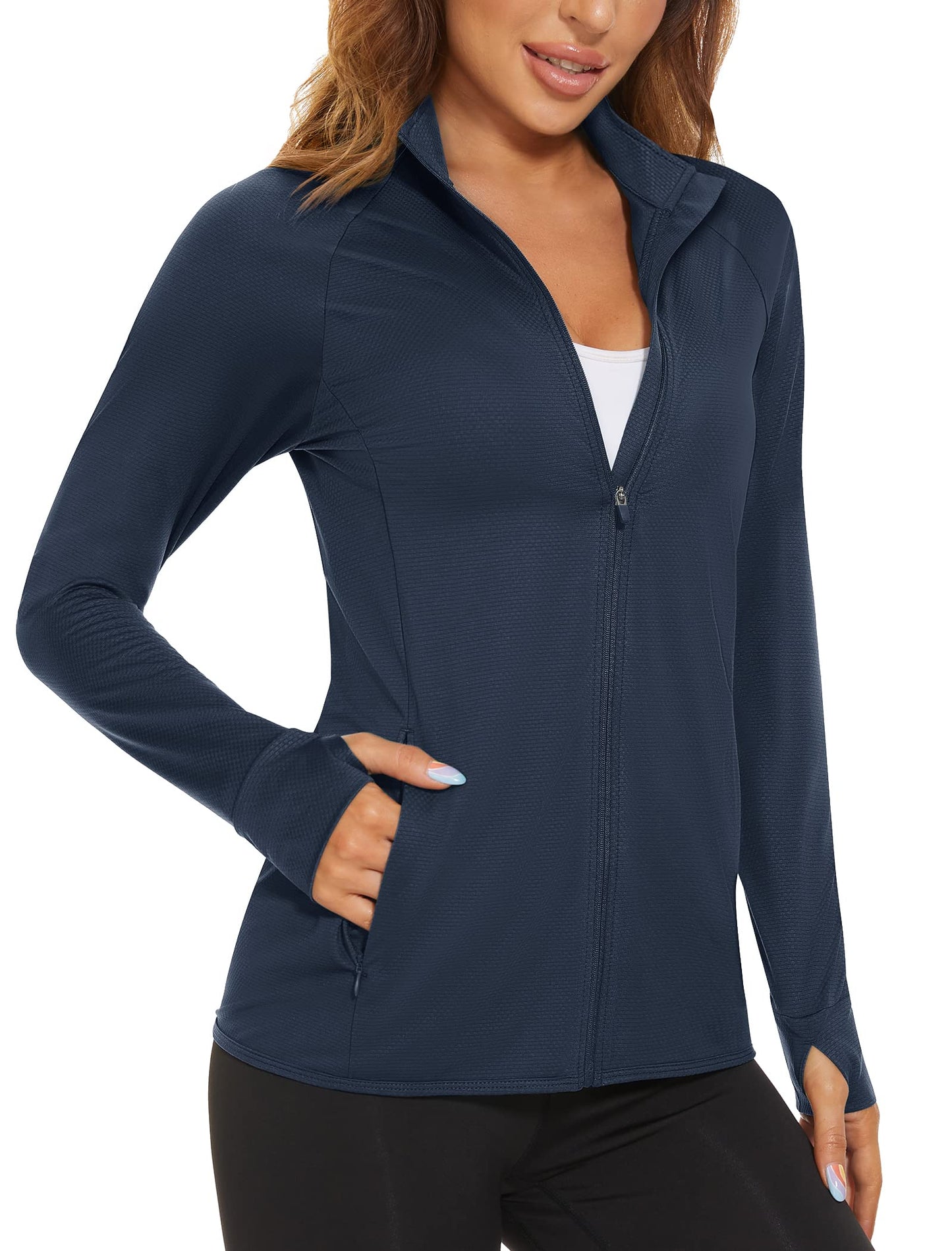 Women's UPF 50+ Lightweight Outdoor Zip Jacket