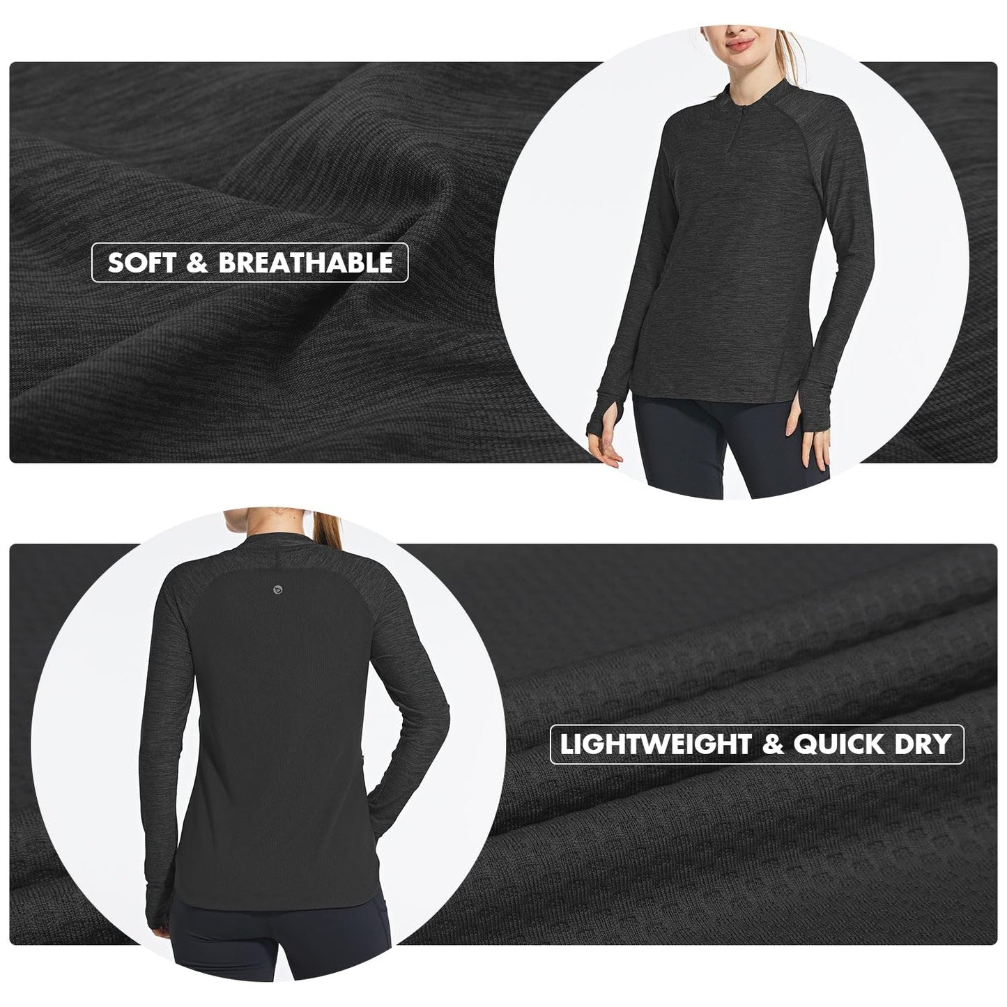 Women's Quick-Dry Long Sleeve Running Top
