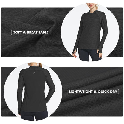 Women's Quick-Dry Long Sleeve Running Top