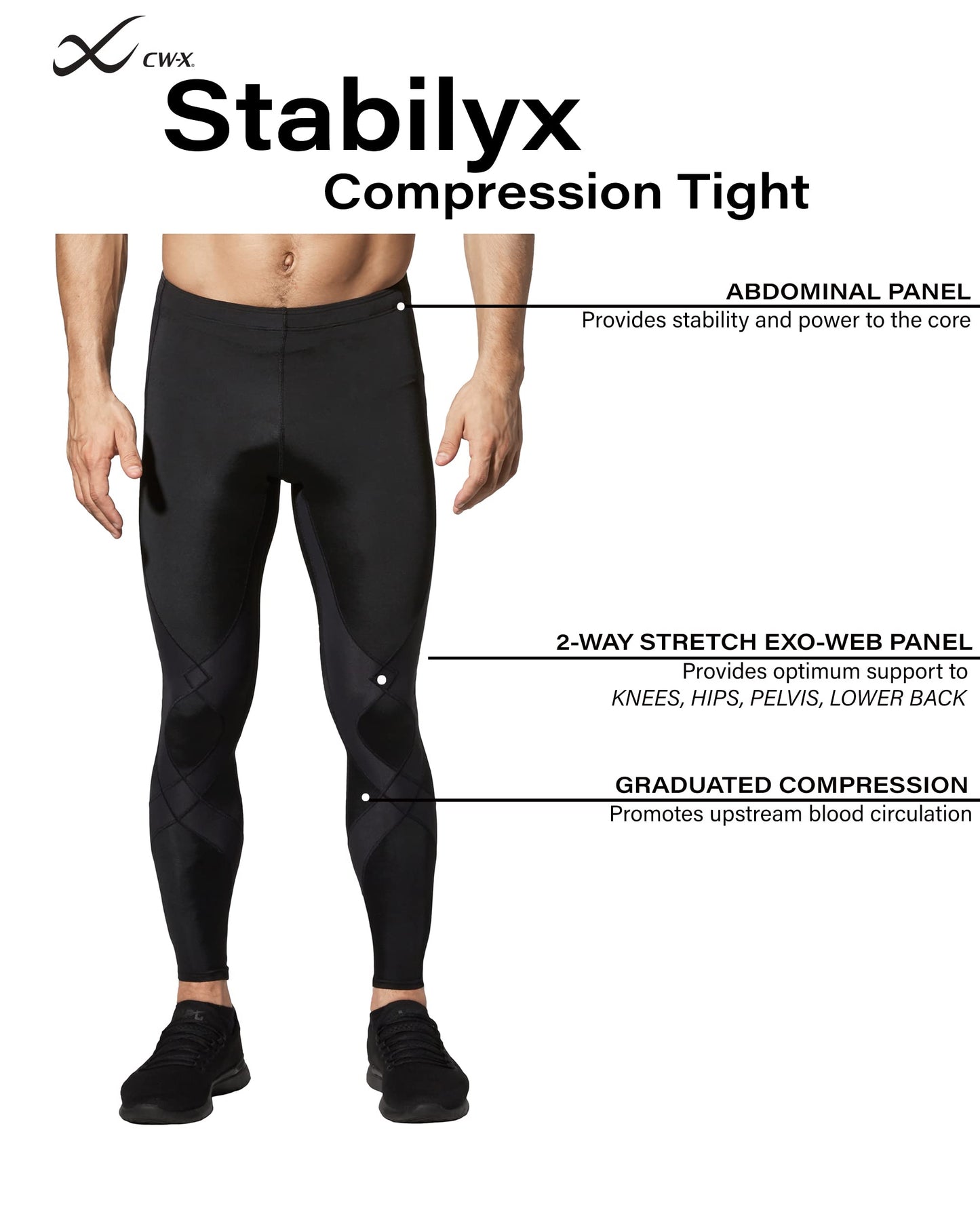 Men's Joint Support Compression Training Tights
