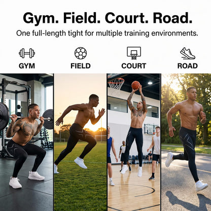 Men's Core Compression Tights for Training & Running