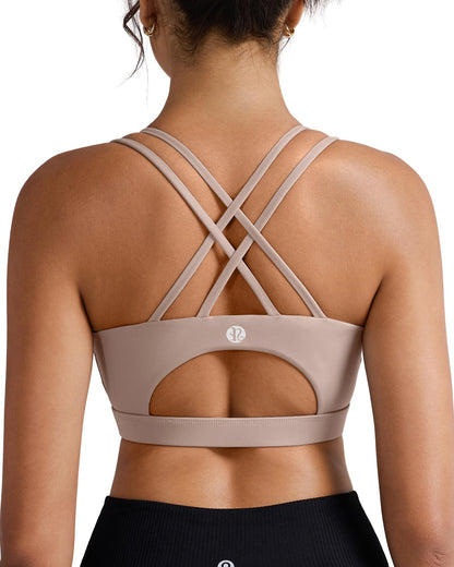 Women's Longline Criss-Cross Back Sports Bra