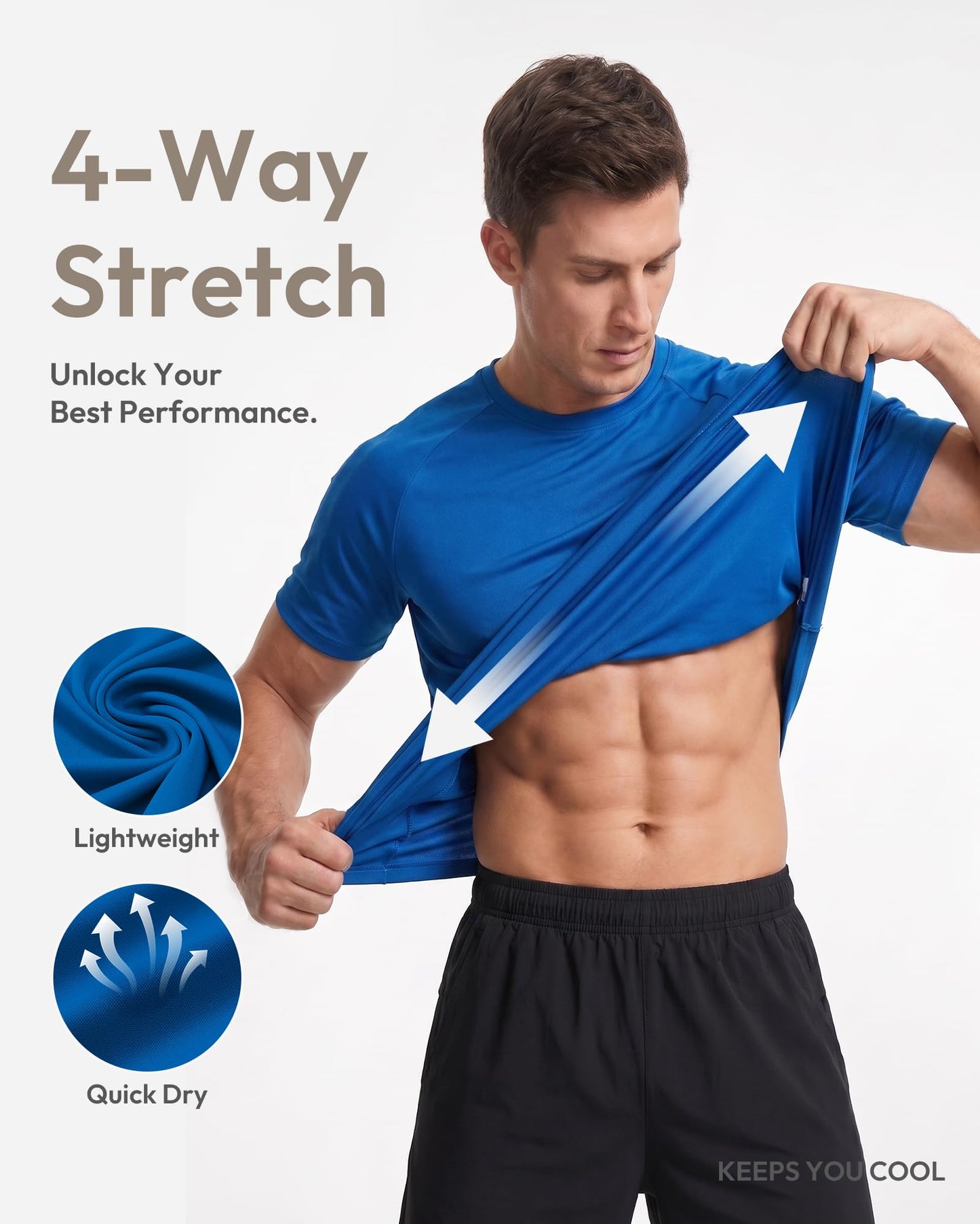 Men's Quick-Dry Performance Training T-Shirt