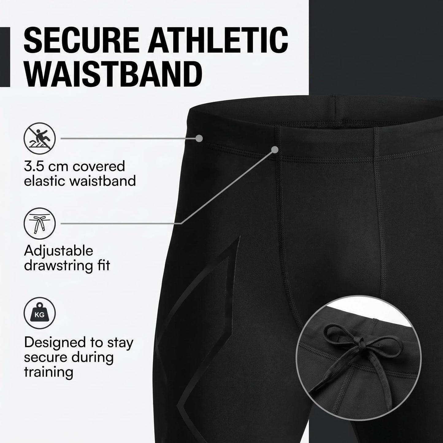 Men's Core Compression Tights for Training & Running